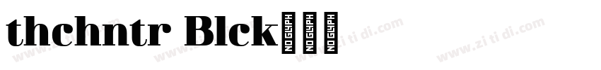Athachantr Black字体转换